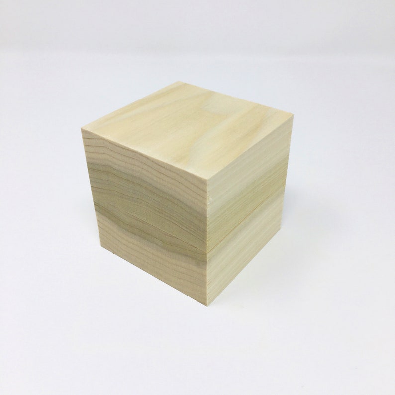 Premium Wooden Crafting Blocks, 1, 2, 3, 4, 6, 8, 10, 12 inch cubes. image 4