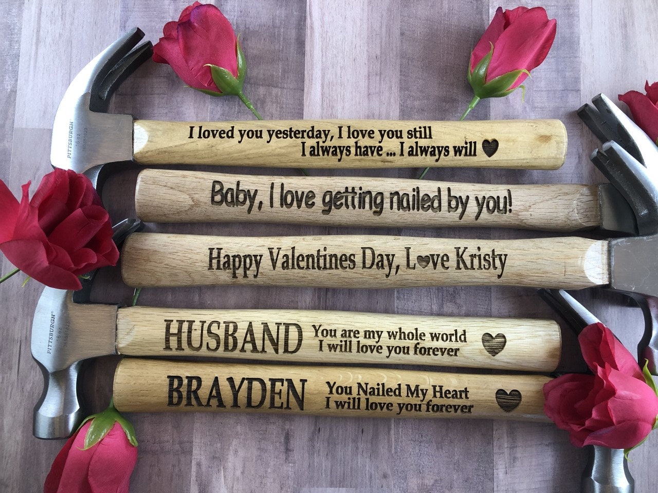 Personalized Valentine's Hammer Custom Hammer Valentines Etsy