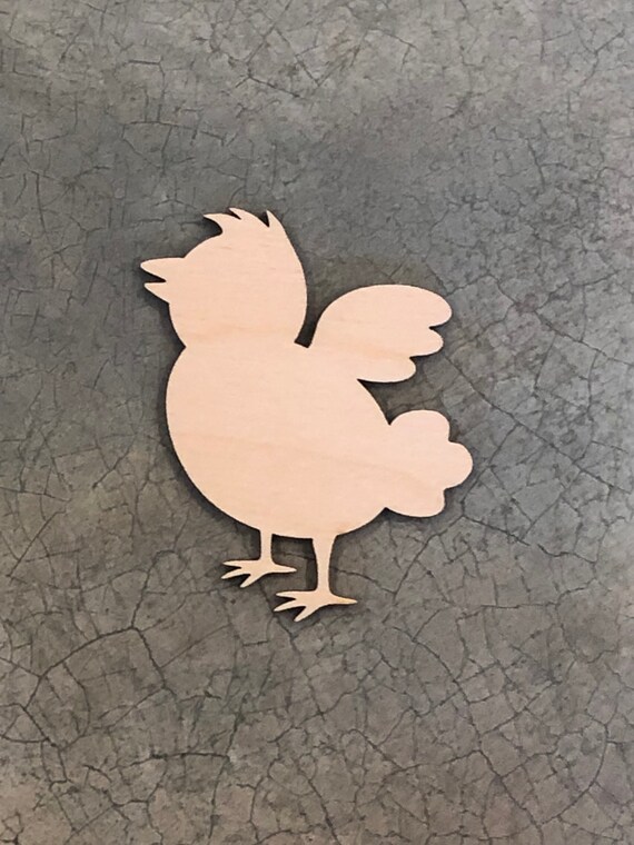 Design 1 MDF Laser Cut Craft Blanks in Various Sizes Bird