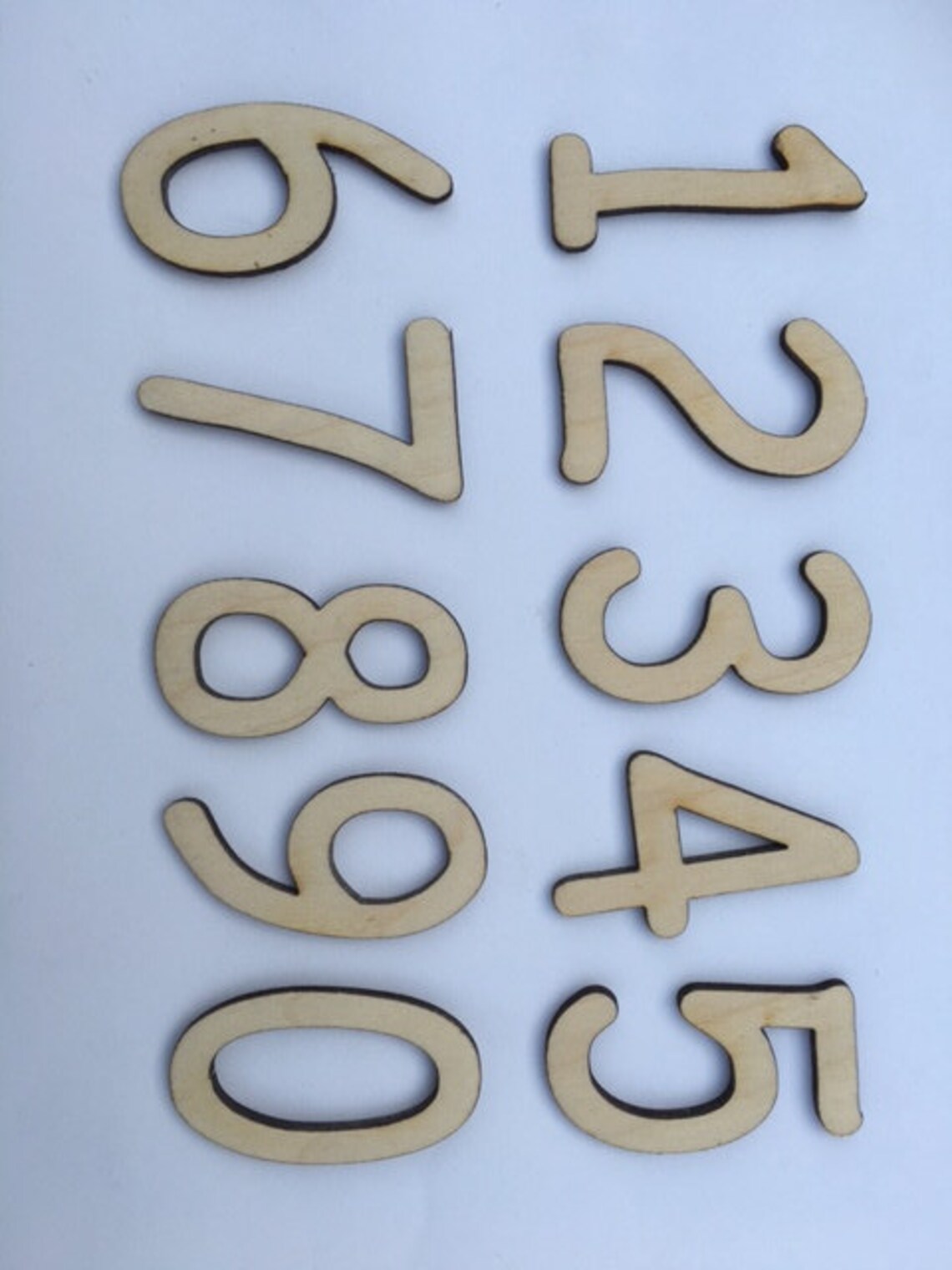 Laser Cut Wood Letters and Numbers Multiple Sizes Crafting Etsy