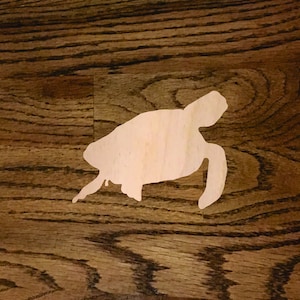 Sea Turtle, Laser Cut Wood, Crafting Supplies,  Multiple Thickness, Sizes up to 60 Inches (5 feet), A526
