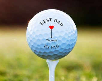 Personalized Golf Ball Gift for Dad, Golfer Gift, Custom Printed Golf Ball, Gift from Kids