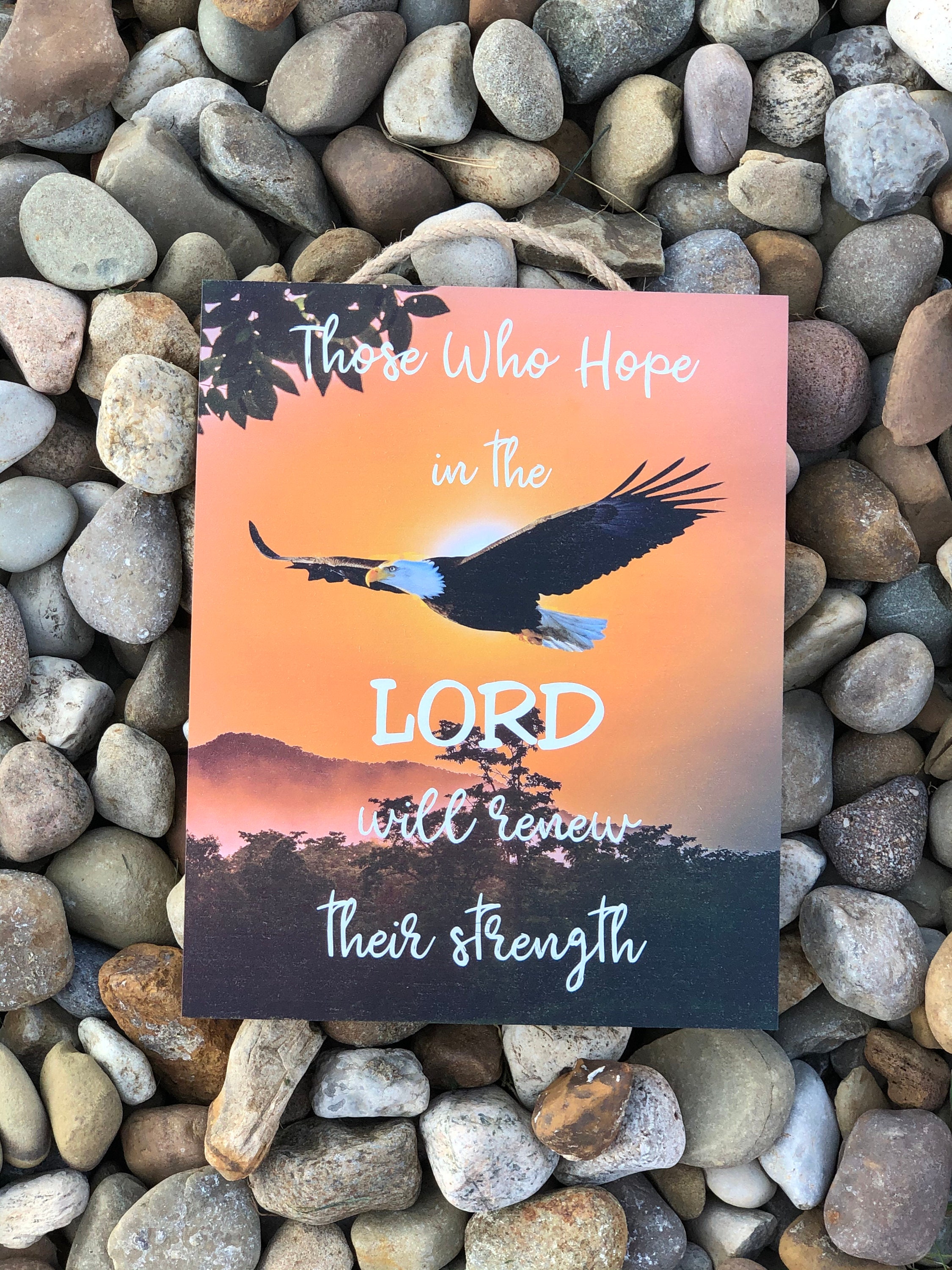 Those Who Hope in the Lord Will Renew Their Strength, Religious Wall ...