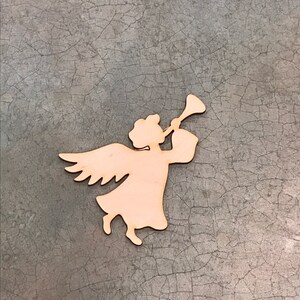 Angel, Christmas, Laser Cut Wood, Crafting Supplies,  Multiple Thickness, Sizes up to 60 Inches (5 feet), A244