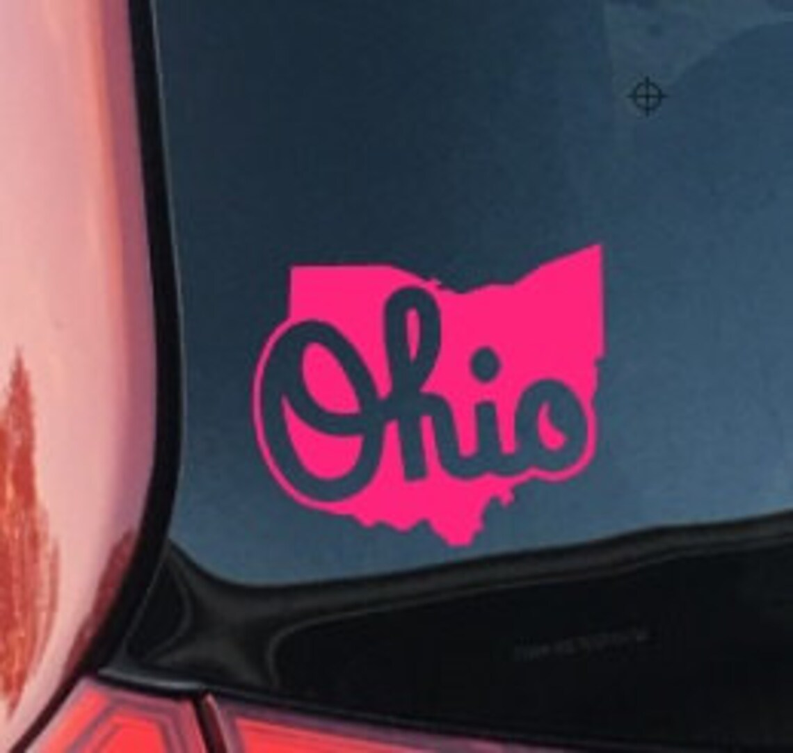 Ohio Decal Ohio Script Decal Car Decal Computer Decal Etsy Singapore