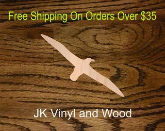 Albatross Wood Shape, Bird, Flying, Laser Cut Wood, A083