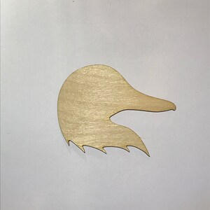 Duck Head, Laser Cut Wood, Multiple Thickness, Sizes up to 60 Inches (5 feet), A326