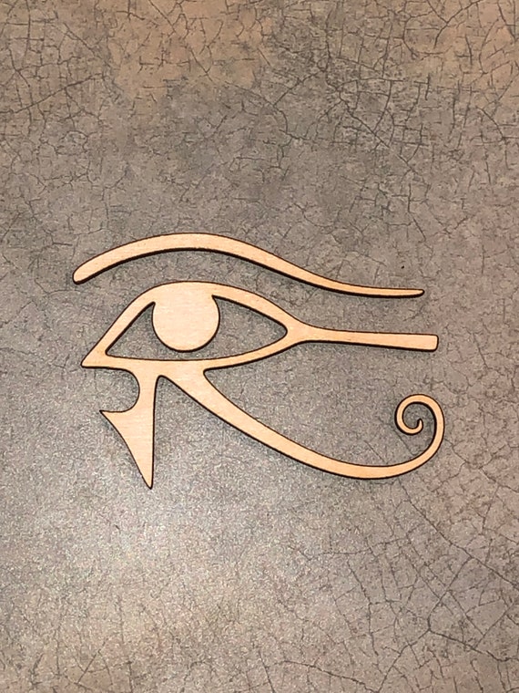Ojo de Horus Egipto Madera cortada por láser Espesor - Etsy México Ojo de Horus Egipto Madera cortada por láser Espesor - Etsy México