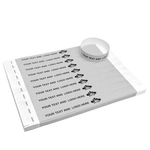 Custom Party Wristbands for Events 100 Pack - Etsy