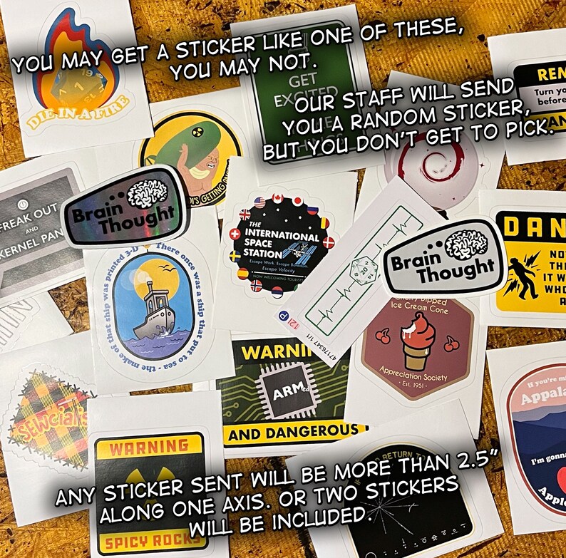 Terious Sticker Mystery Random Sticker, Random Sticker, Mystery Sticker, Laptop ...