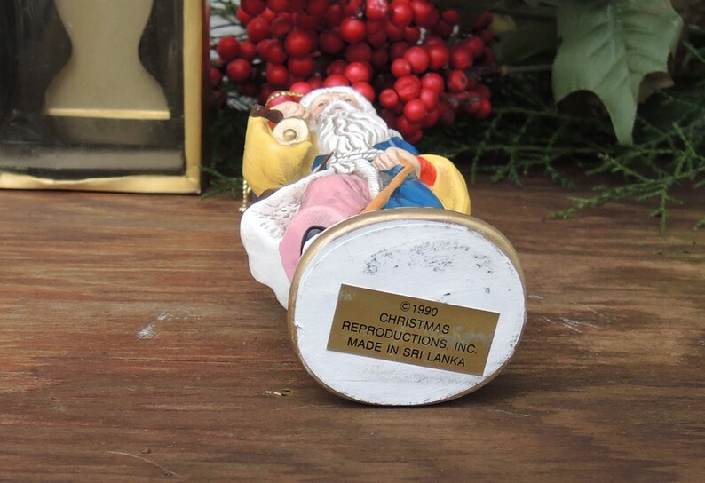 Vintage Memories of Santa 1898 Collectors Club Membership Boxed Ornament Tree Trimming Christmas Decor Collectible Figurine