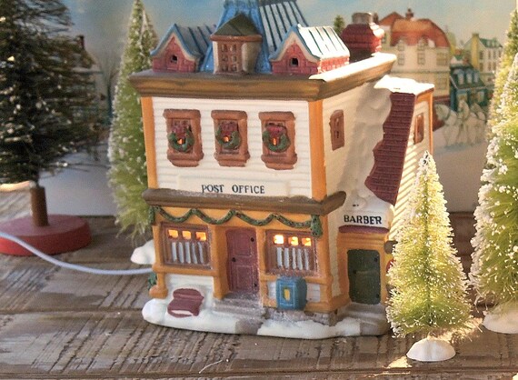 Lemax Porcelain Lighted House Hearthside Village Christmas Etsy