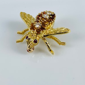 Herbert Rosenthal Bee Pin - Etsy