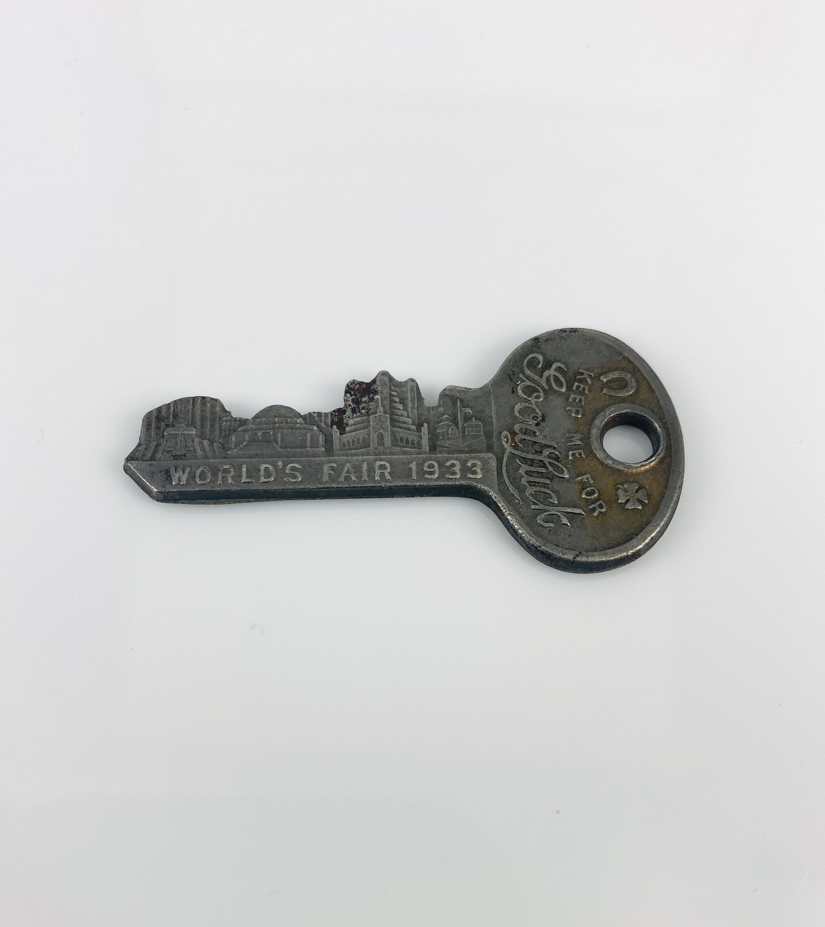 Original 1933 Chicago Worlds Fair Souvenir Good Luck Key - Etsy
