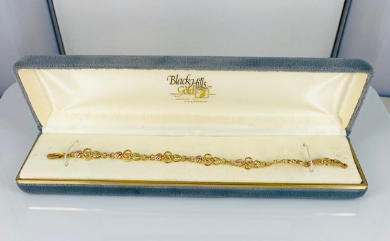 Vintage black hills gold bracelet discount