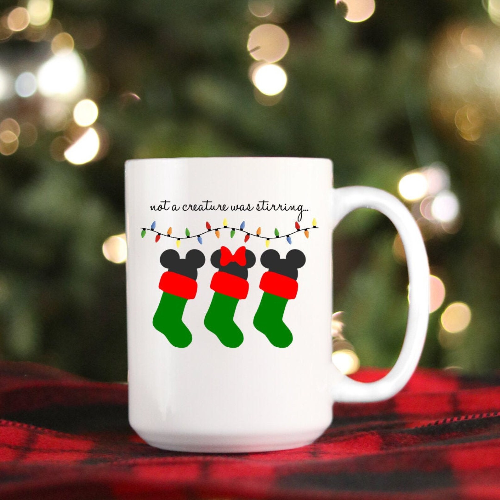 Mickey Christmas Mug Mickey Mug Minnie Christmas Mug Minnie Etsy