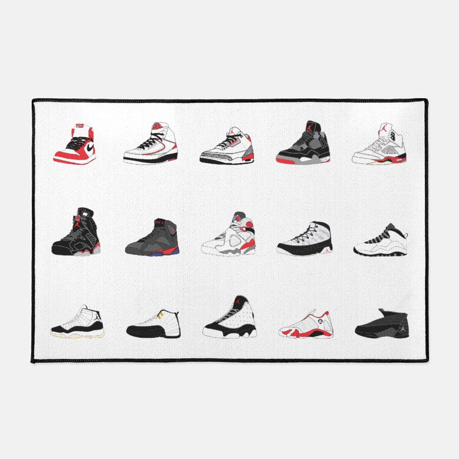 Jordan Floor Mat Jordan Door Mat Jordan Shoe Mat Etsy UK