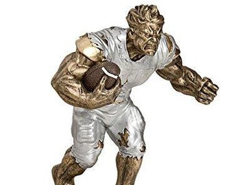 Football Monster Trophy with 4 lines of custom text