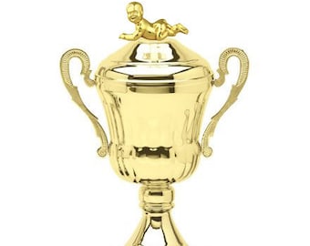 Baby Trophy Cup with 4 lines of custom text