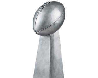 Lombardi Replica Super Bowl Fantasy Football Trophy with 4 lines of custom text