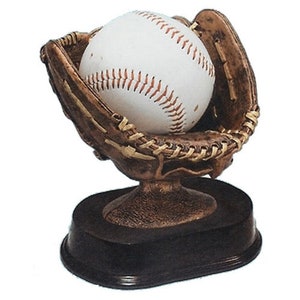 Baseball Holder Trophy with 3 lines of custom text