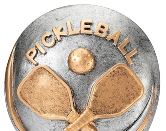 Pickleball MX500 Series Trophy with 4 lines of custom text