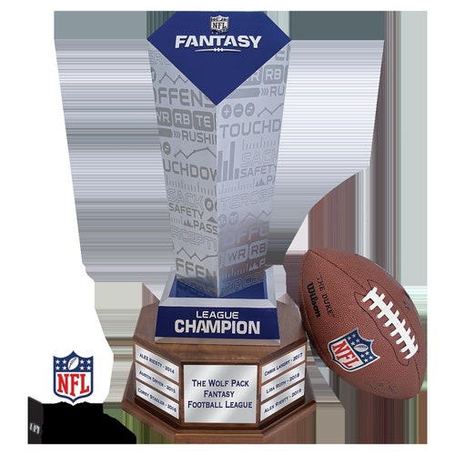 The Official NFL Fantasy Football shops League Champion Trophy