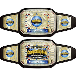 Create Your Own Custom Champion Award Belt