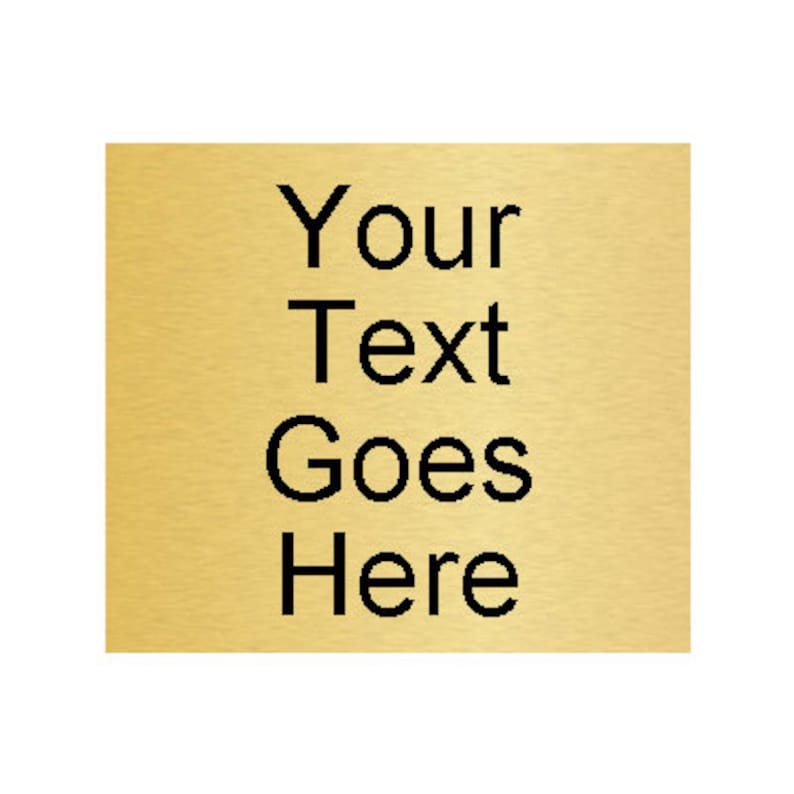 Custom Name Plates Trophy Plates Etsy