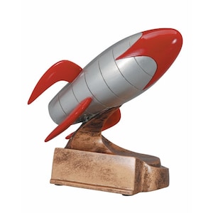 Rocket "Sky is the Limit" Trophy with 3 lines of custom text