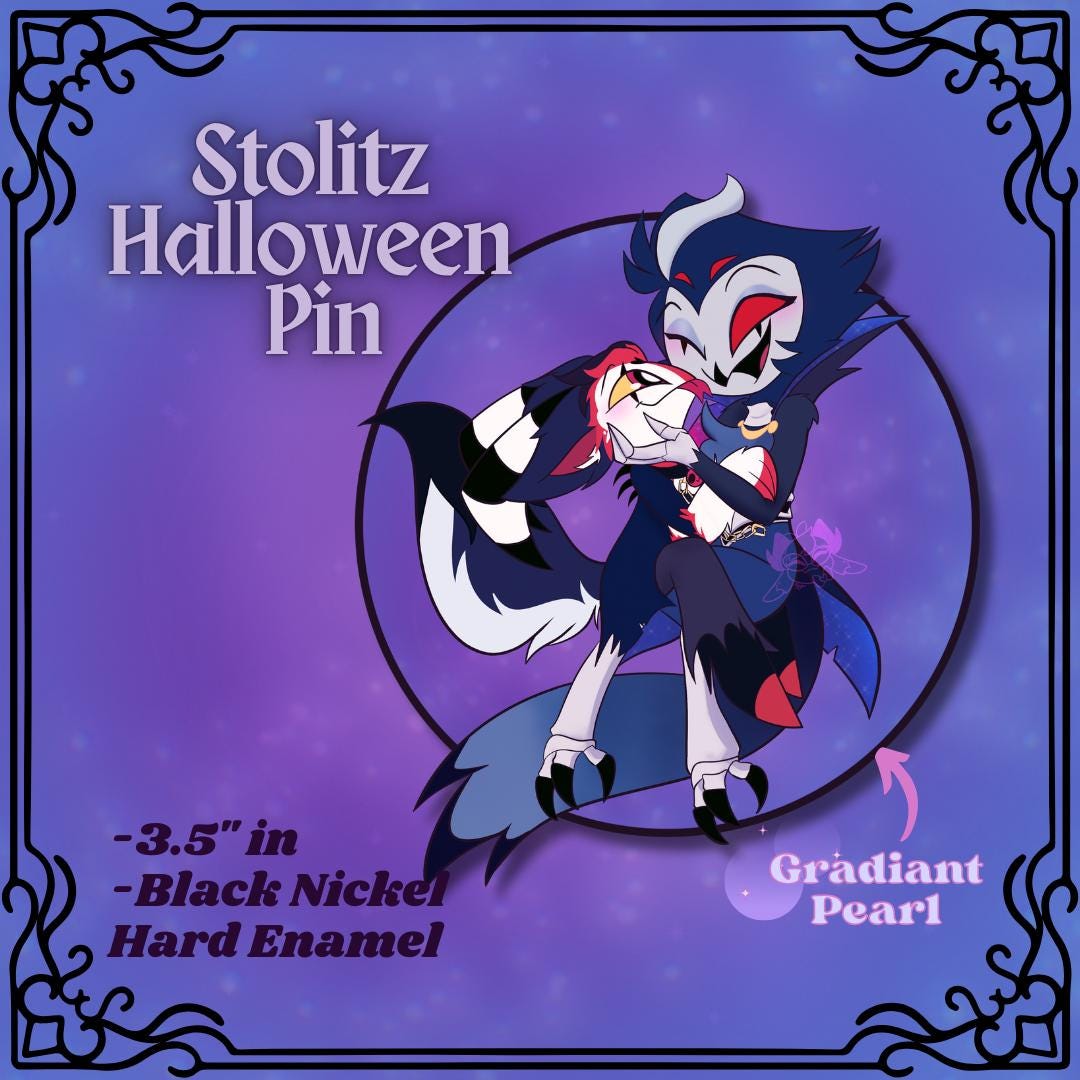 Stolitz Pin Stolitz Halloween Enamel Pin - Etsy