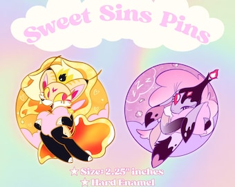 Sweet Sins Enamel Pins