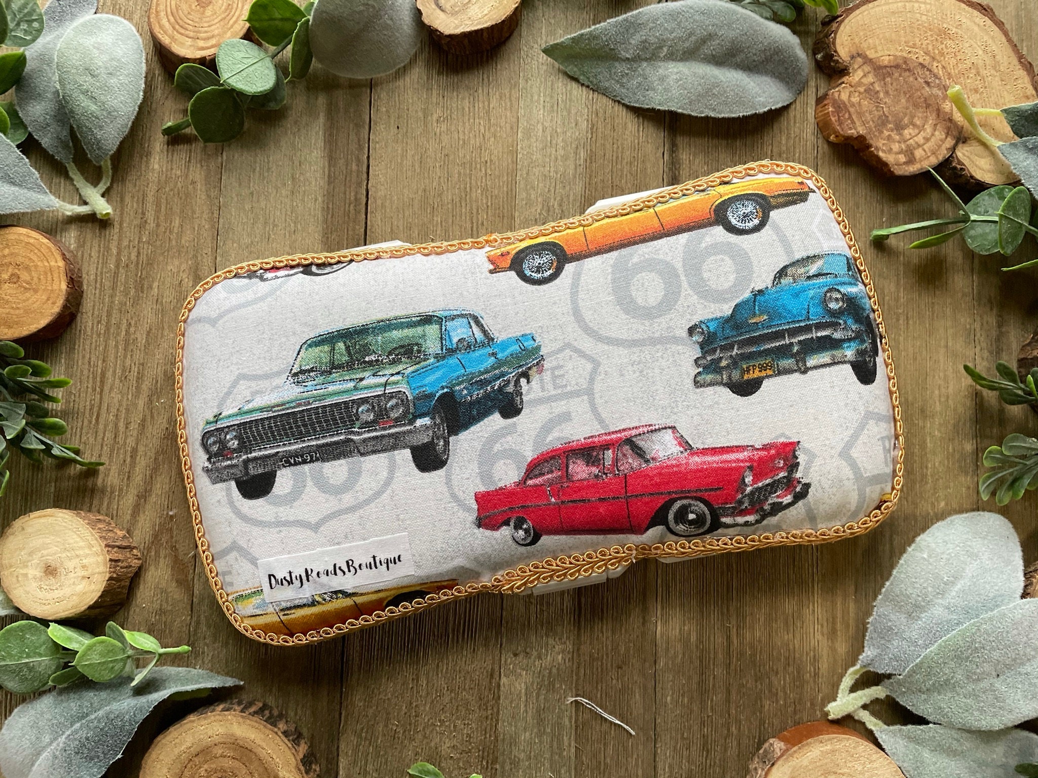 Custom Travel Case Pattern Get Your Kicks on Route 66 Etsy