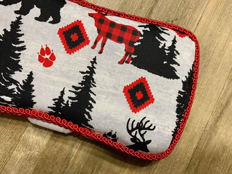 Buffalo Plaid Forest Custom Travel Wipe Case Pattern