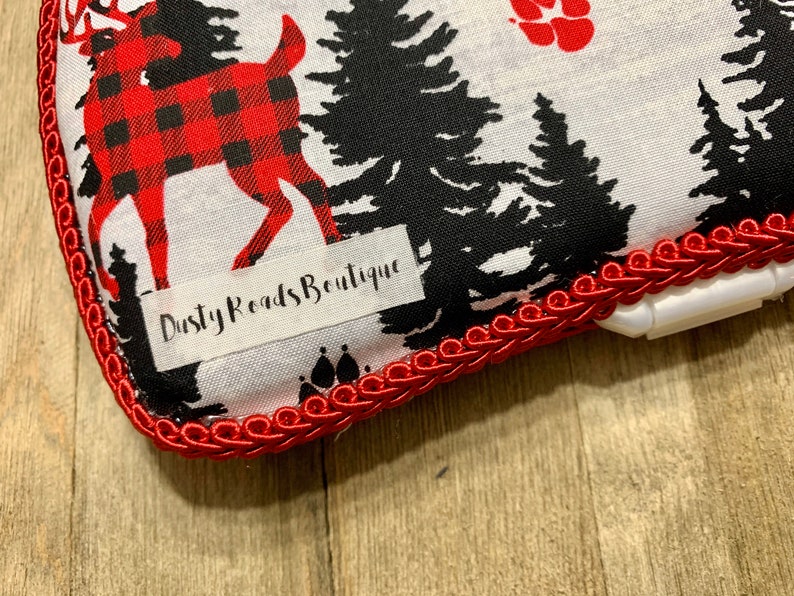 Buffalo Plaid Forest Custom Travel Wipe Case Pattern