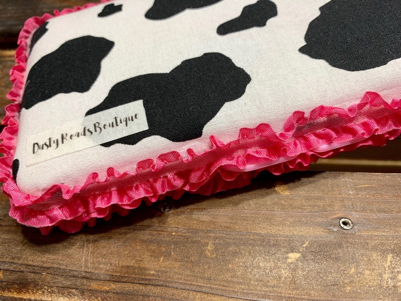 Cow Print Pink Custom Travel Baby Wipe Case Pattern