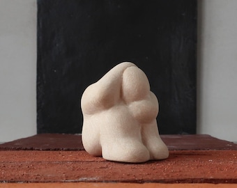 DEPRESSION - Expressive Ceramic Figurine for Sandplay & Counseling