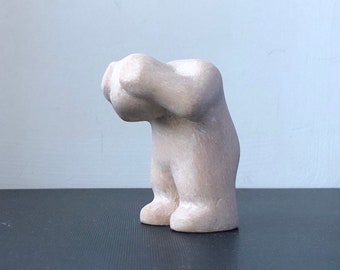 Ceramic figure “Mental pain" for Psychotherapy and Sand Play, Therapeutic sculptures, dynamic figurine