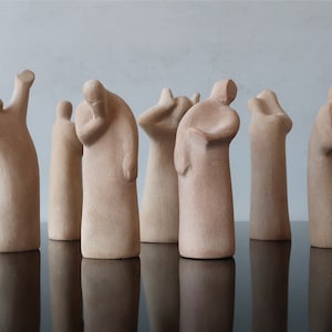 Dynamic figurines set for Psychotherapy and Sand Play, Play therapy tool, therapeutic sculpture, dynamic figurine