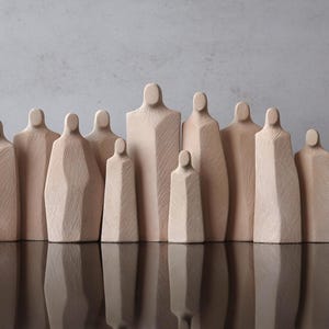 Abstract Ceramic Figurines for Psychotherapy and Family Constellations