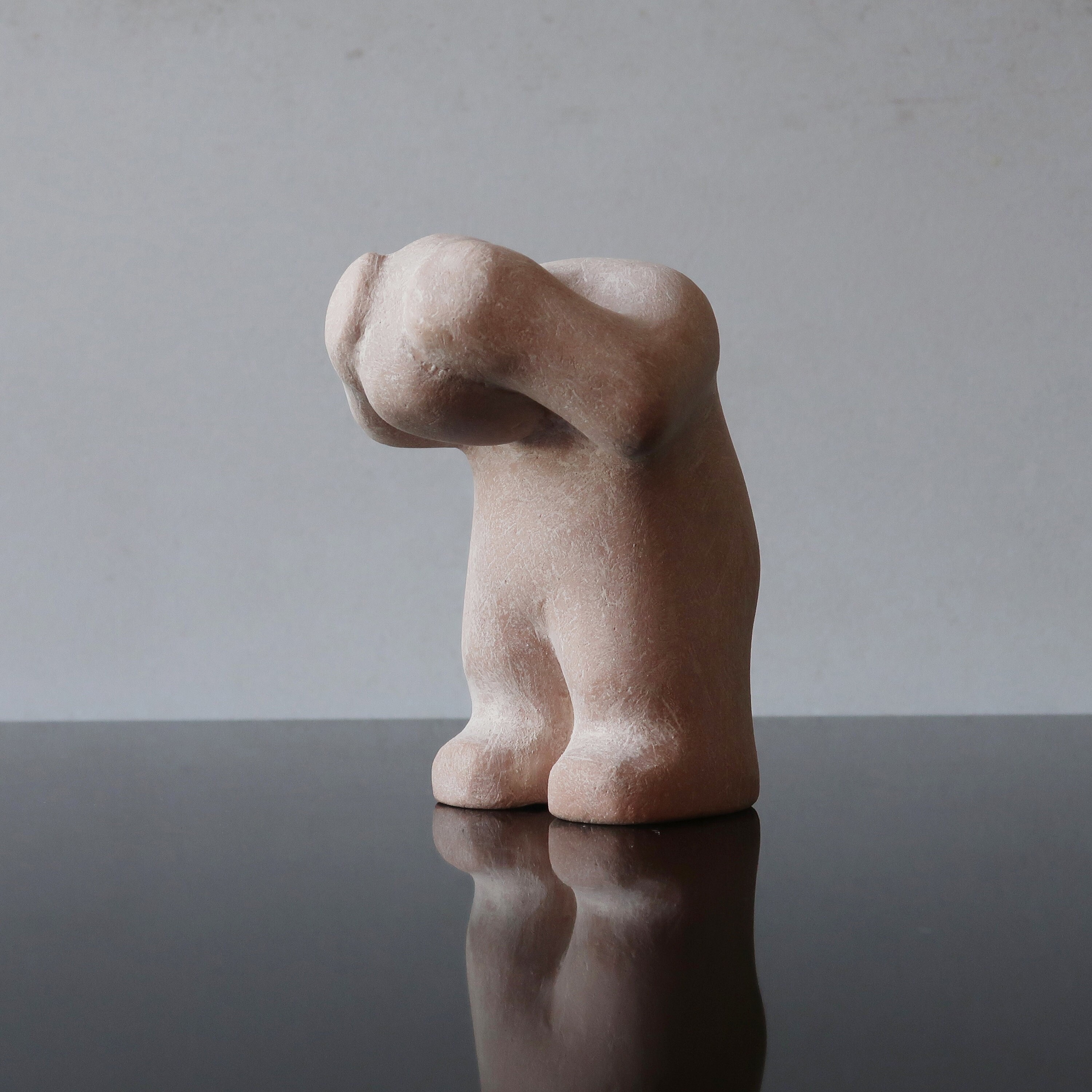 Ceramic figure “Mental pain" for Psychotherapy and Sand Play, Therapeutic sculptures, dynamic figurine