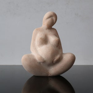 Ceramic sculpture "Pregnant woman", Mother Goddess