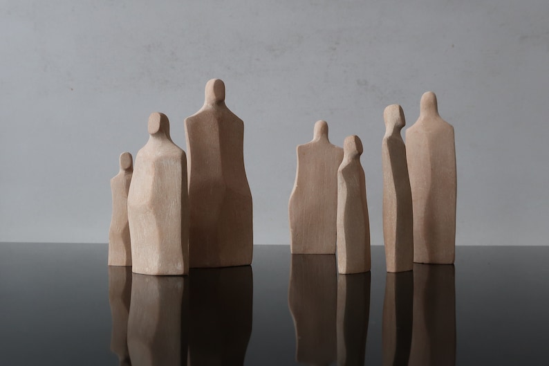 Abstract Ceramic sculptures, Systemic Constellation Figures, Family Constellation Figurines image 10