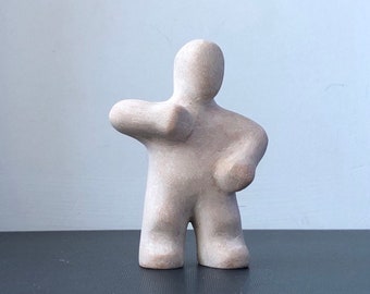 Miniature figure “Evil” for Psychotherapy and Sand Play,  Play therapy tool, Therapeutic sculptures, dynamic figurine, ceramic