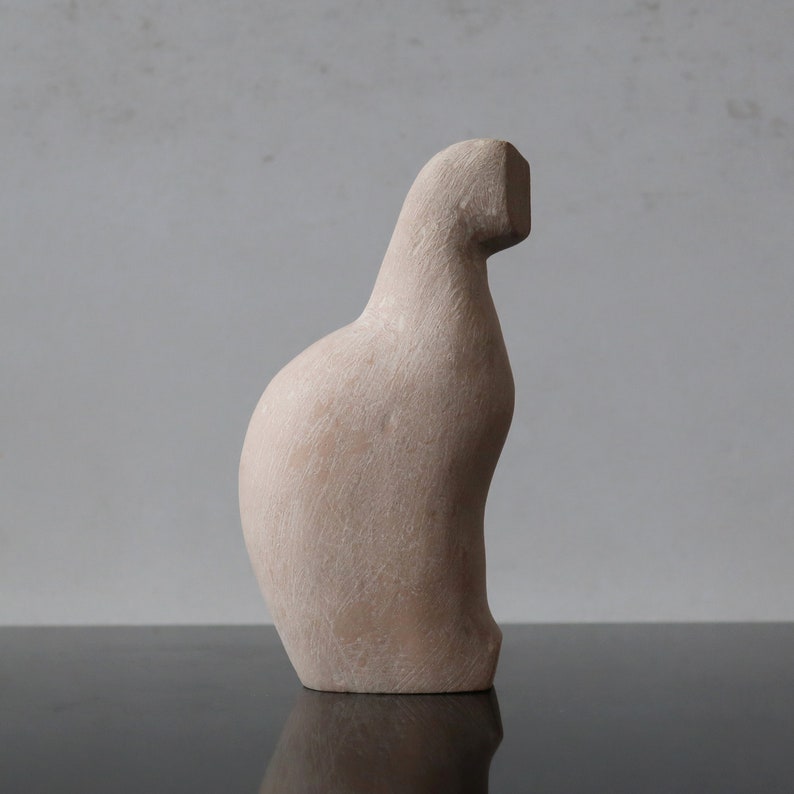 Ceramic sculpture Cat, home decor, gift, minimalist figure image 4