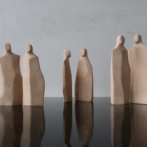 Abstract Ceramic sculptures, Systemic Constellation Figures, Family Constellation Figurines image 3