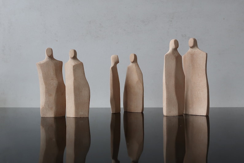 Abstract Ceramic sculptures, Systemic Constellation Figures, Family Constellation Figurines image 3