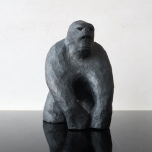 Ceramic sculpture Demonic gorilla imagem 9