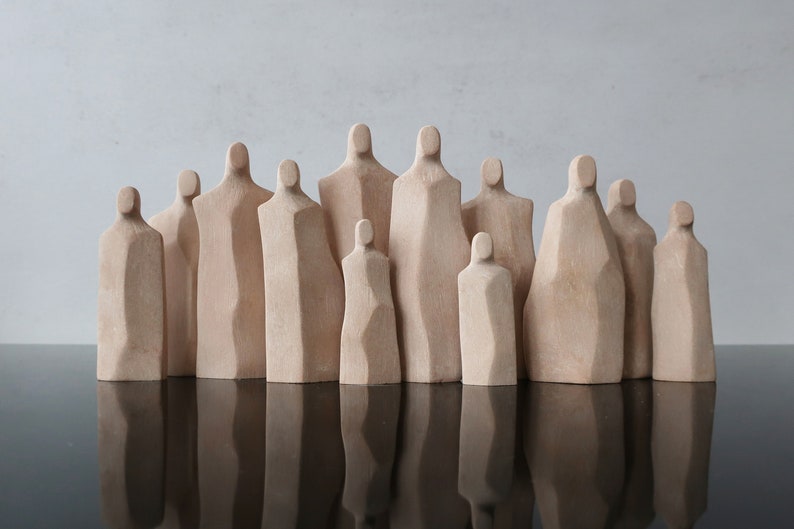 Abstract Ceramic sculptures, Systemic Constellation Figures, Family Constellation Figurines image 1