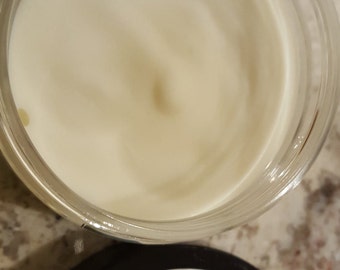 Lushious Hand and Body Cream made with coconut oil, shea butter and essential oils